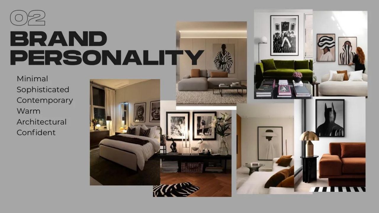 Brand personality moodboard